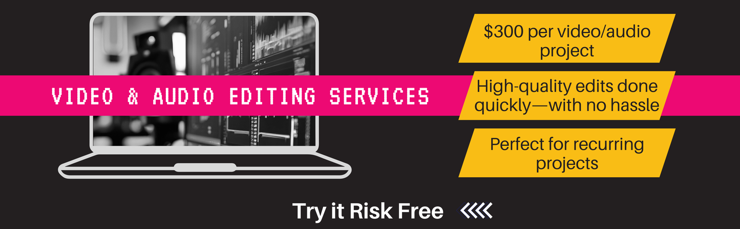 Video & Audio Editing Service